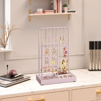 Jewelry Holder, Jewelry Organizer, Jewelry Display Stand with Metal Frame - image 16