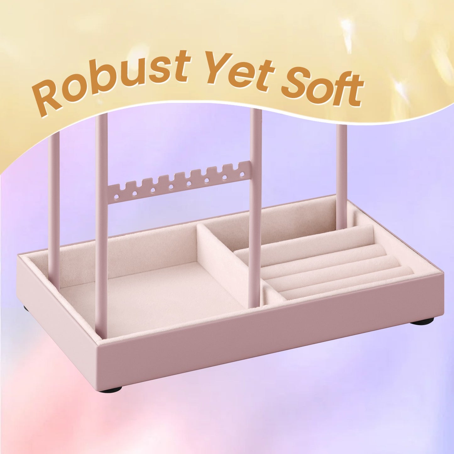 Jewelry Holder, Jewelry Organizer, Jewelry Display Stand with Metal Frame - image 17