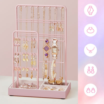 Jewelry Holder, Jewelry Organizer, Jewelry Display Stand with Metal Frame - image 19
