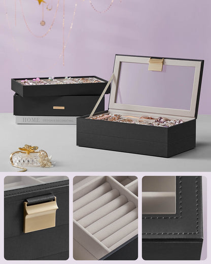 4-Tier Jewellery Box White - image 19