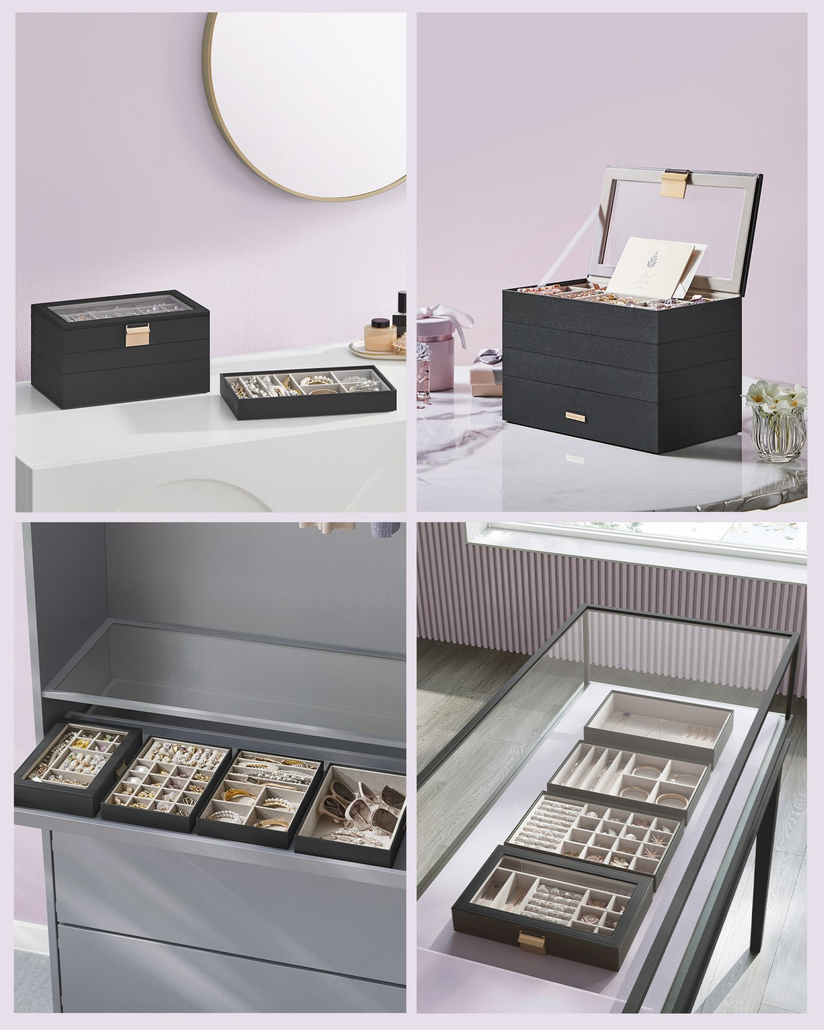 4-Tier Jewellery Box White - image 20