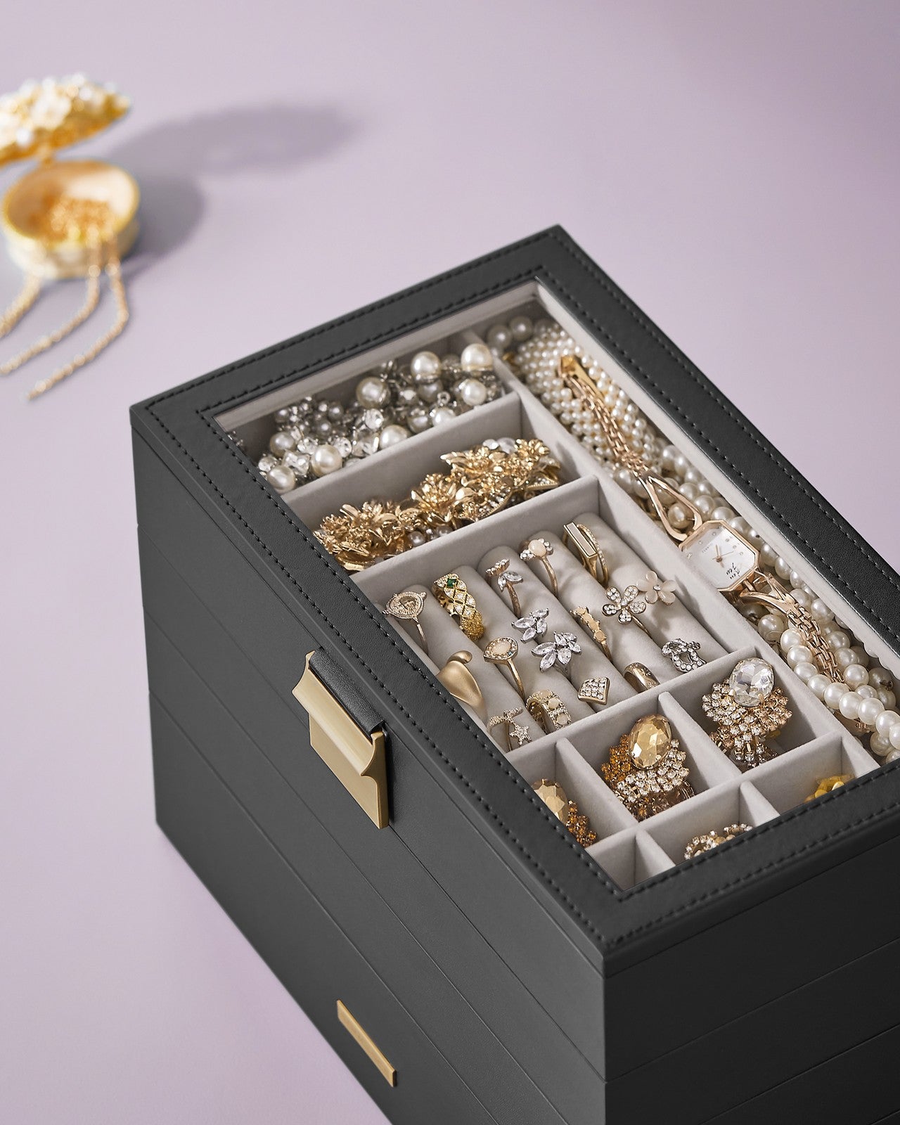 4-Tier Jewellery Box White - image 22