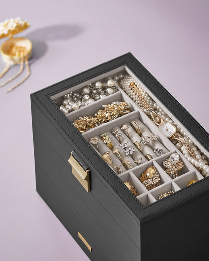 4-Tier Jewellery Box White - image 22