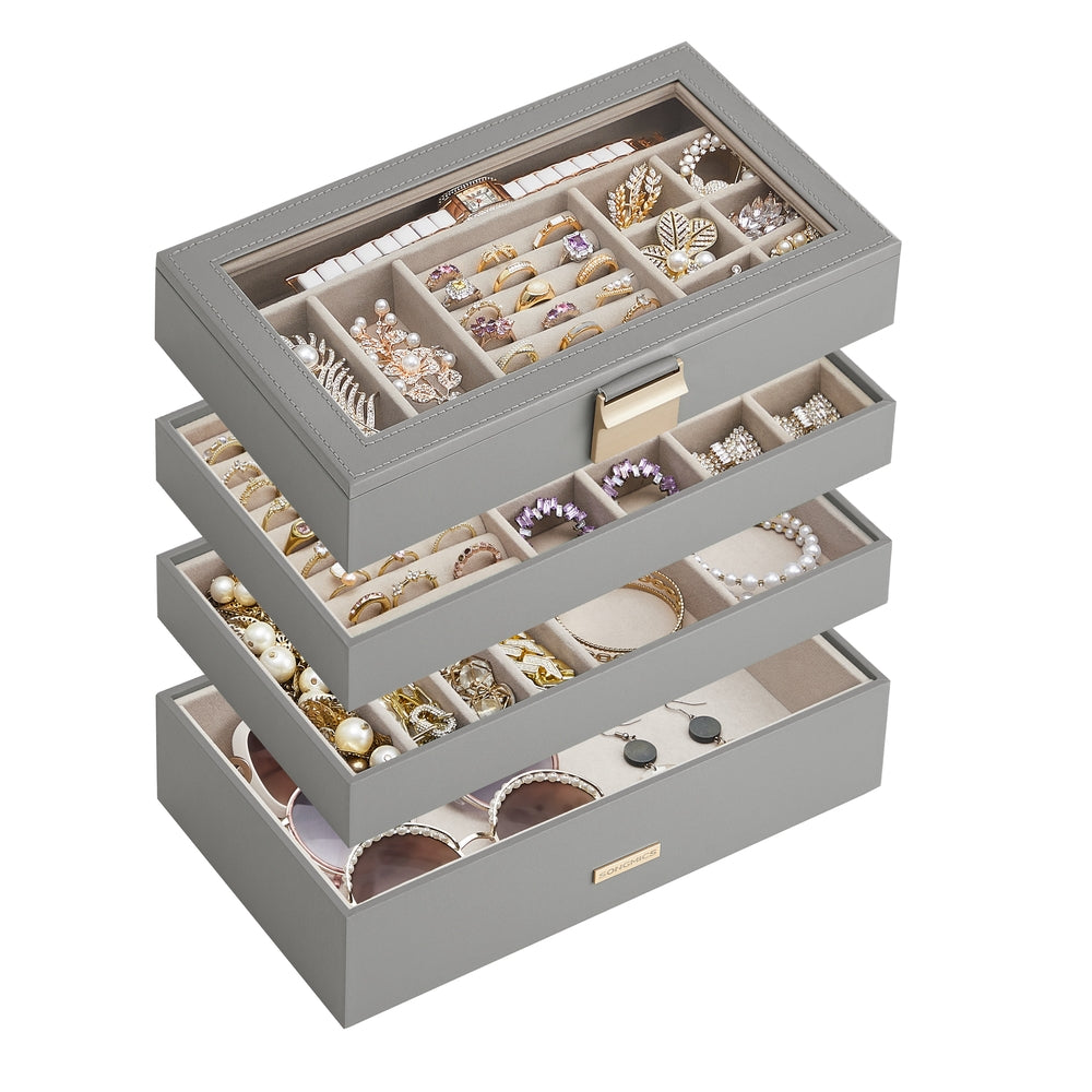 4-Tier Jewellery Box White - image 42