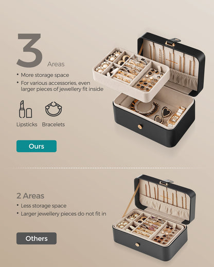 Jewellery Box, 2-Layer Jewellery Storage - image 11