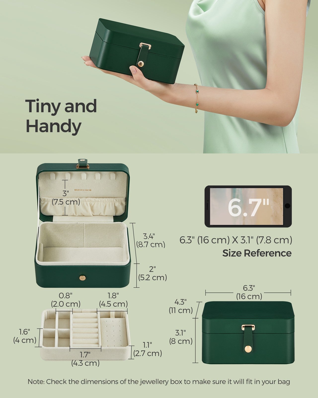 Jewellery Box, 2-Layer Jewellery Storage - image 41