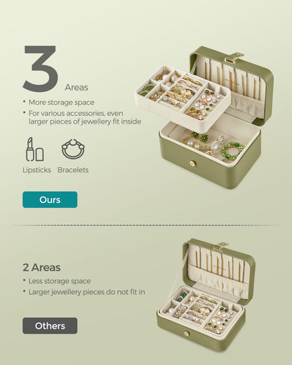 Jewellery Box, 2-Layer Jewellery Storage - image 34