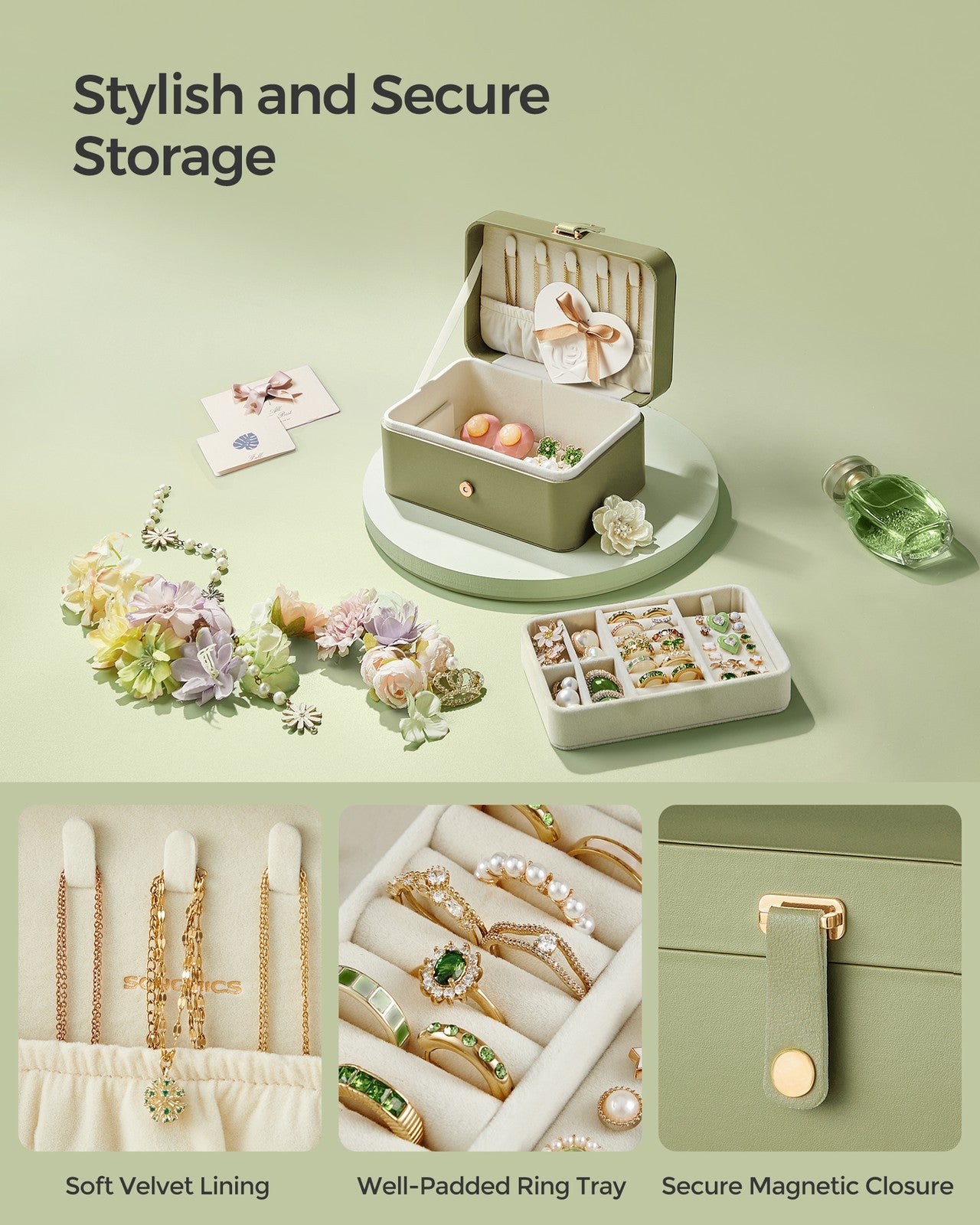 Jewellery Box, 2-Layer Jewellery Storage - image 36