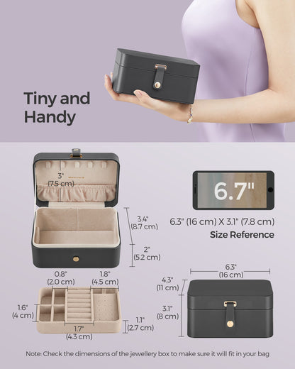 Jewellery Box, 2-Layer Jewellery Storage - image 17