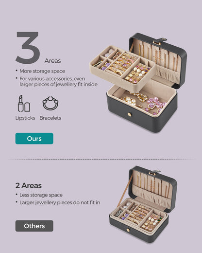 Jewellery Box, 2-Layer Jewellery Storage - image 18