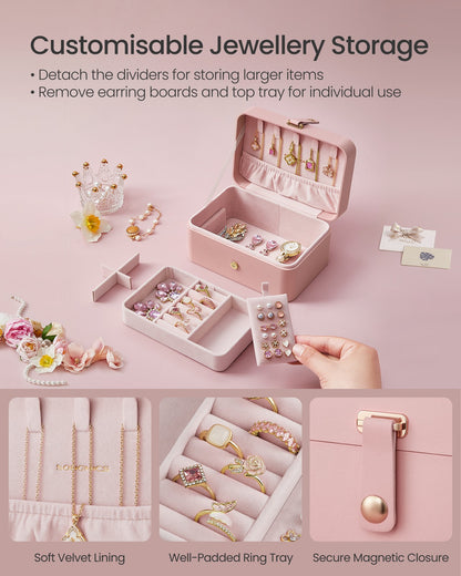 Jewellery Box, 2-Layer Jewellery Storage - image 26