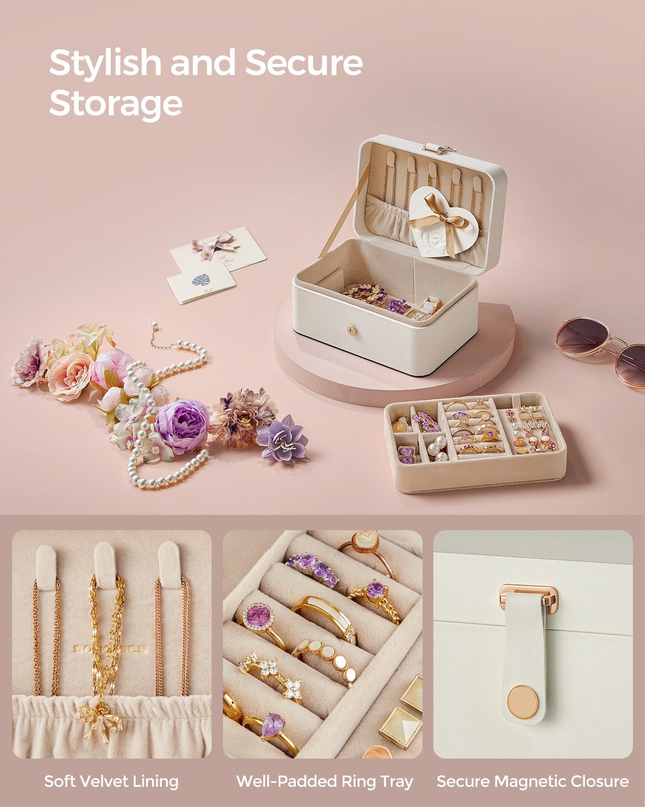 Jewellery Box, 2-Layer Jewellery Storage - image 7
