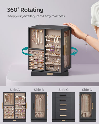 Jewellery Organiser with 5 Drawers - image 12