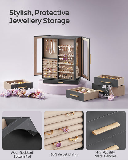 Jewellery Organiser with 5 Drawers - image 14