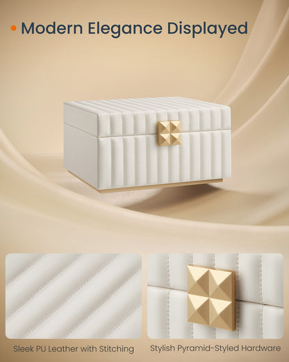 ANAH Collection - 2-Tier Jewellery Box with Mirror - image 3