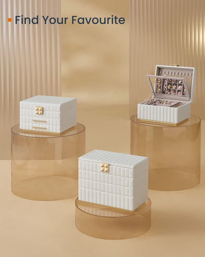 ANAH Collection - 2-Tier Jewellery Box with Mirror - image 6