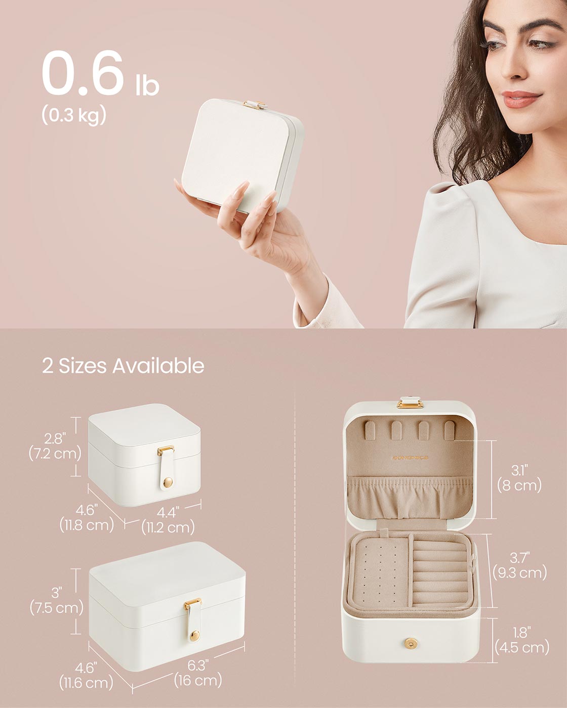 Jewellery Box, 2-Layer Jewellery Storage - image 54