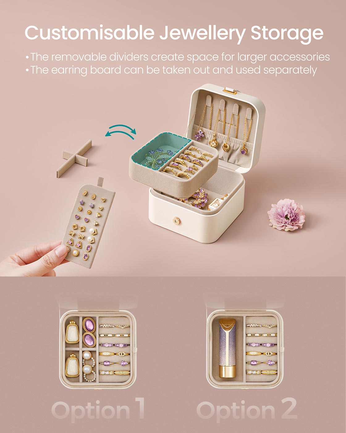 Jewellery Box, 2-Layer Jewellery Storage - image 56