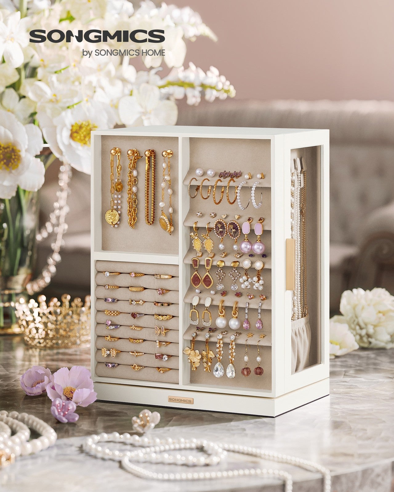 Jewellery Organiser with 5 Drawers - image 28