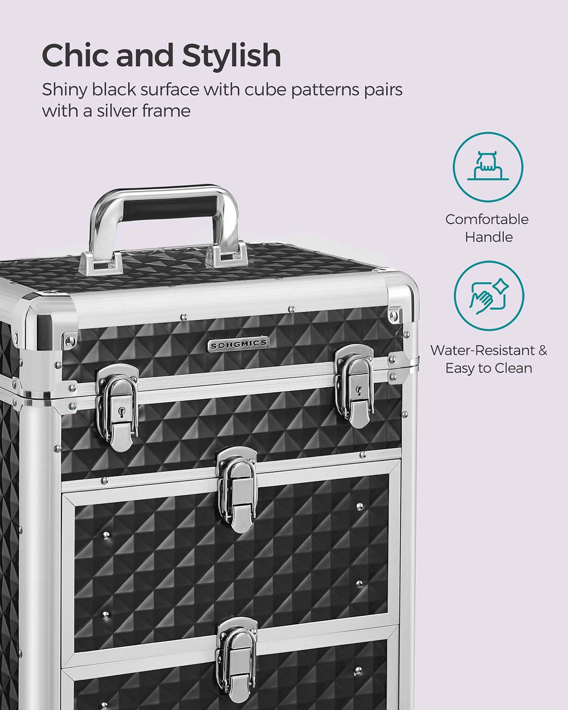 Rolling Lockable Makeup Case - image 10