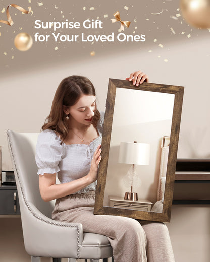 Wall-Mounted Jewellery Cabinet, Mirror with Storage - image 14