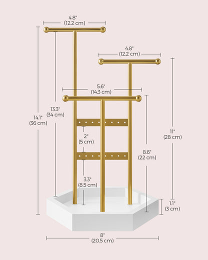 Jewellery Stand with a Bottom Tray - image 5