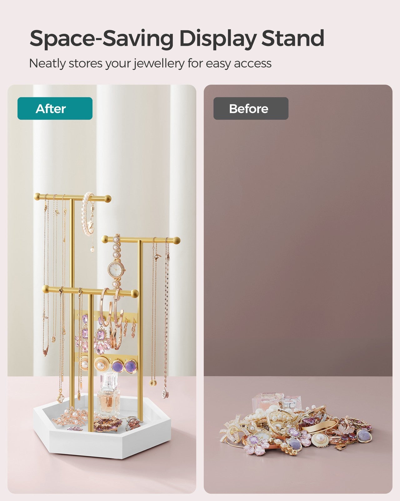 Jewellery Stand with a Bottom Tray - image 6