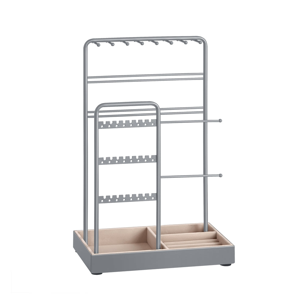 Jewellery Display Stand with Gold Metal Frame and Velvet Tray - image 26
