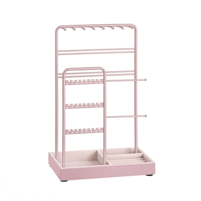 Jewellery Display Stand with Gold Metal Frame and Velvet Tray - image 32