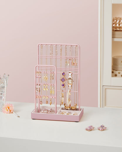 Jewellery Display Stand with Gold Metal Frame and Velvet Tray - image 34