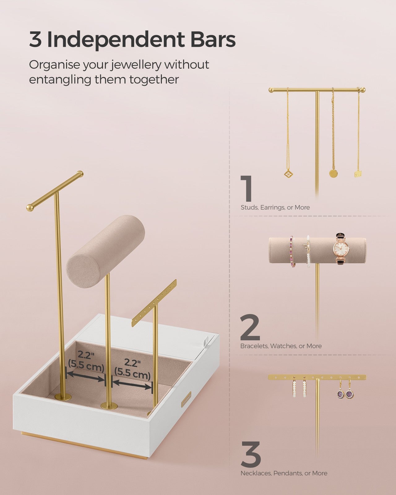 Metal Jewellery Earring Organiser - image 3