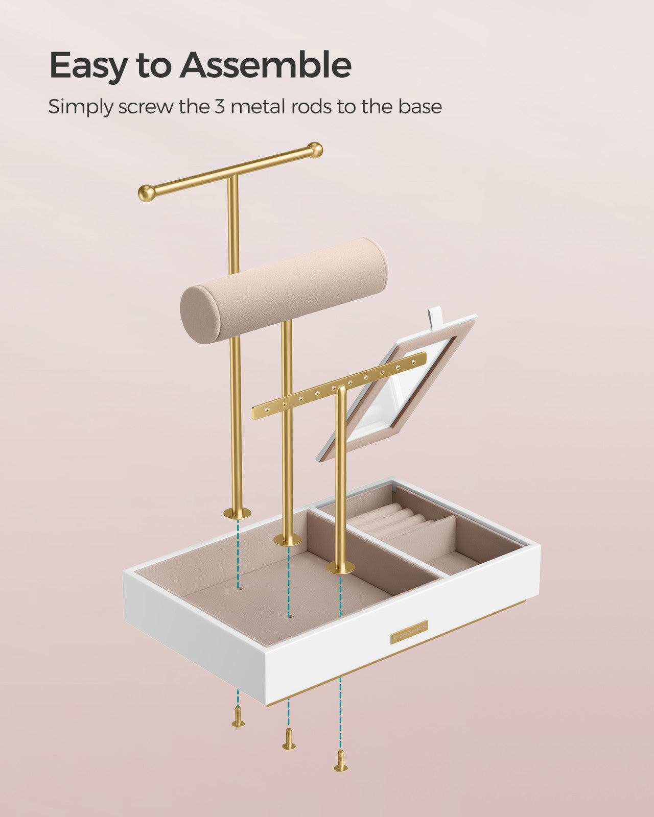 Metal Jewellery Earring Organiser - image 7