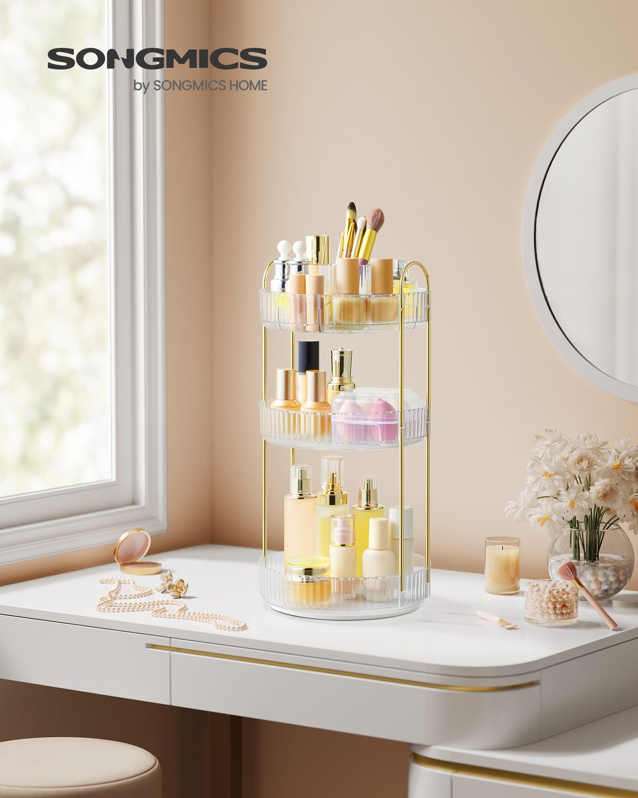 3-Tier Rotating Makeup Organiser - image 20
