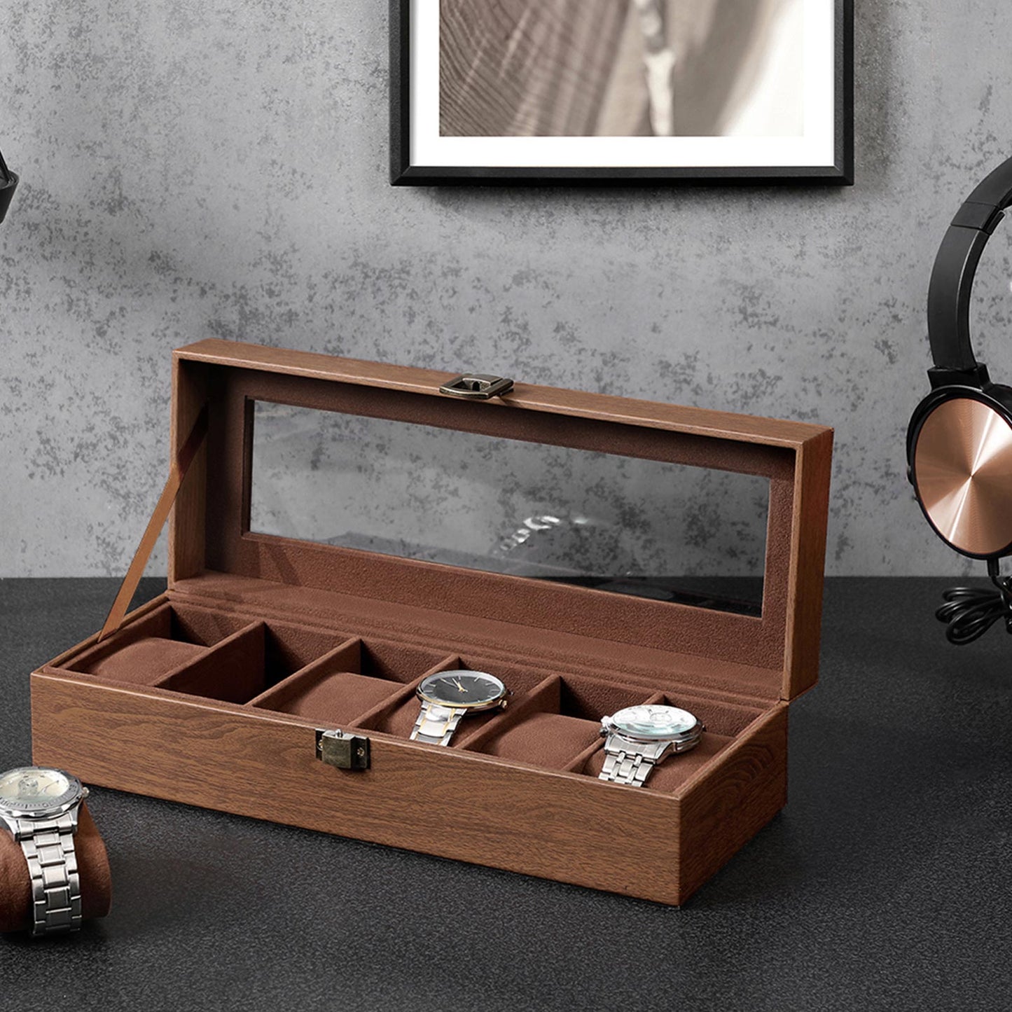 Velvet Lining Watch Box - image 19