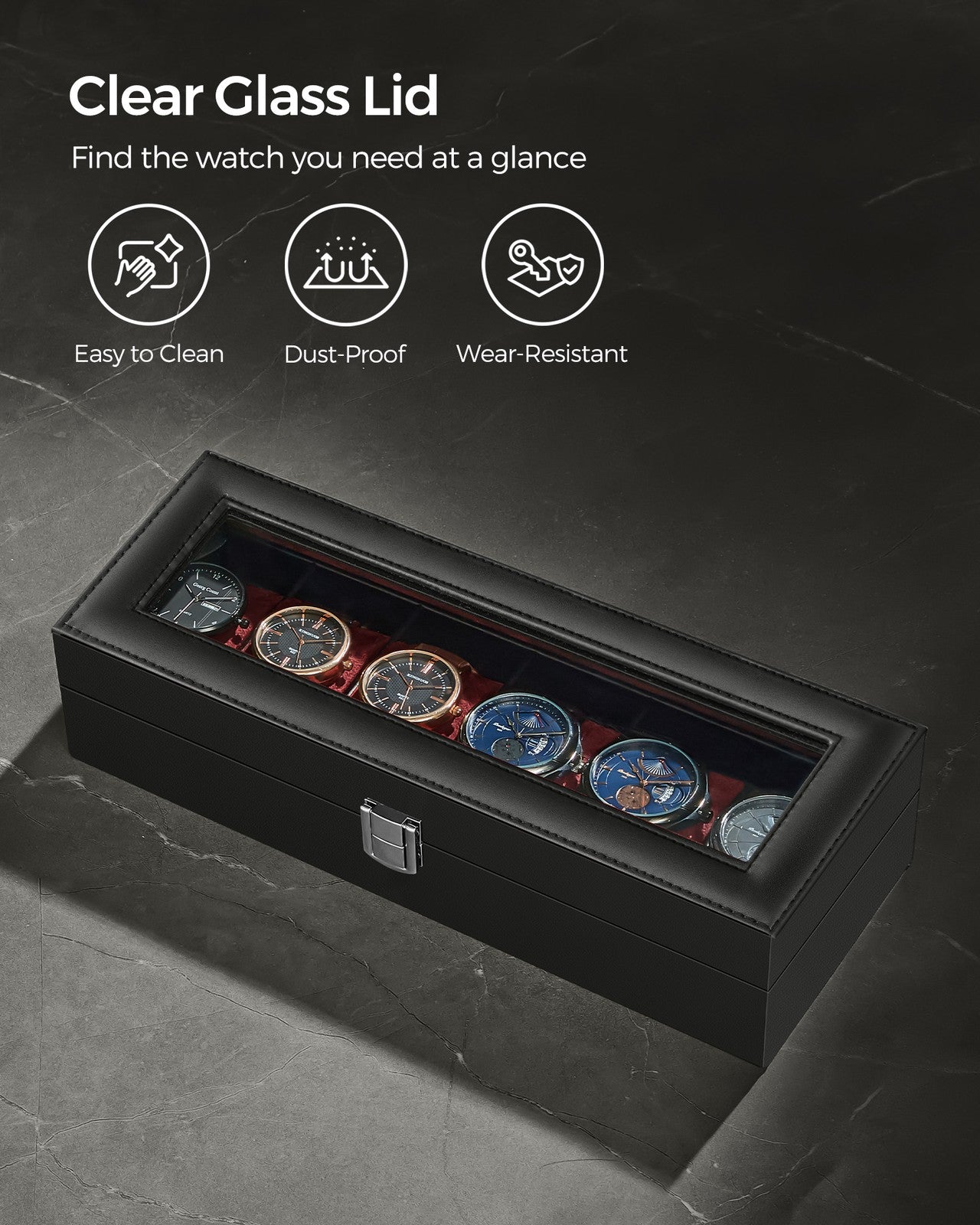 Velvet Lining Watch Box - image 13