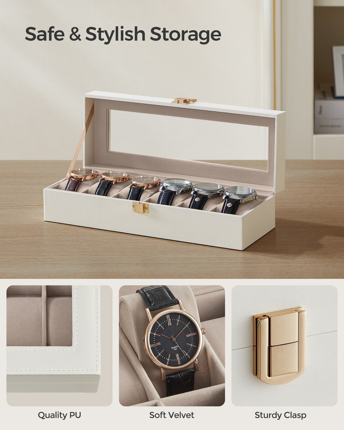 Watch Box with 6 Slots - image 3