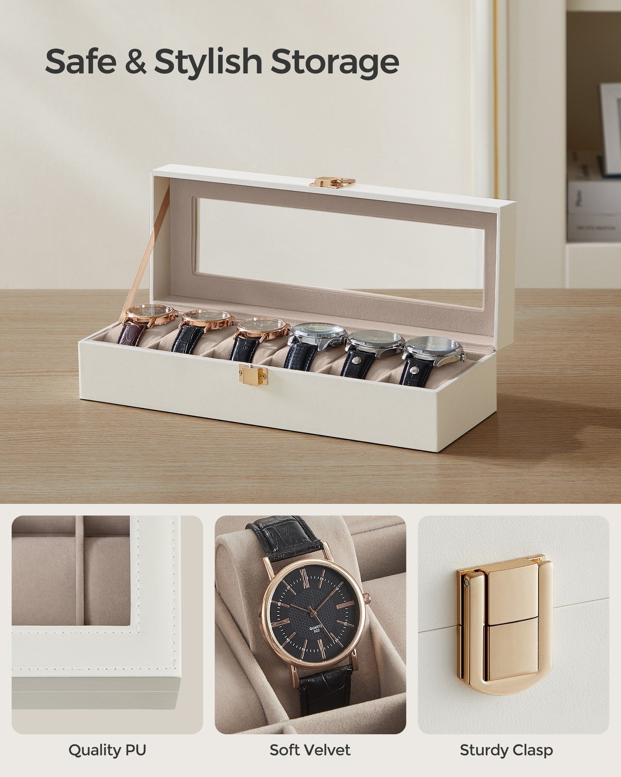 Watch Box with 6 Slots - image 3