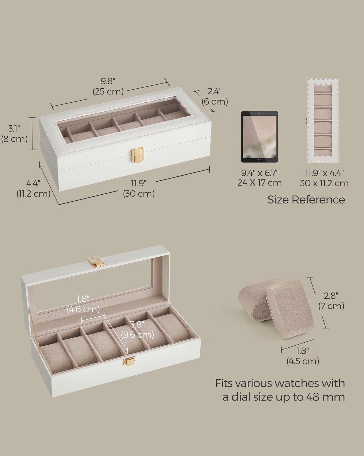 Velvet Lining Watch Box - image 29