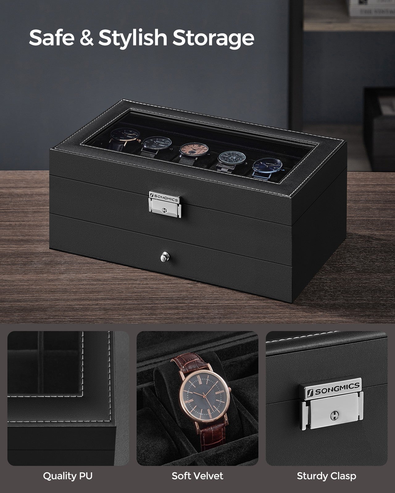 Double Layer Watch Box - image 12
