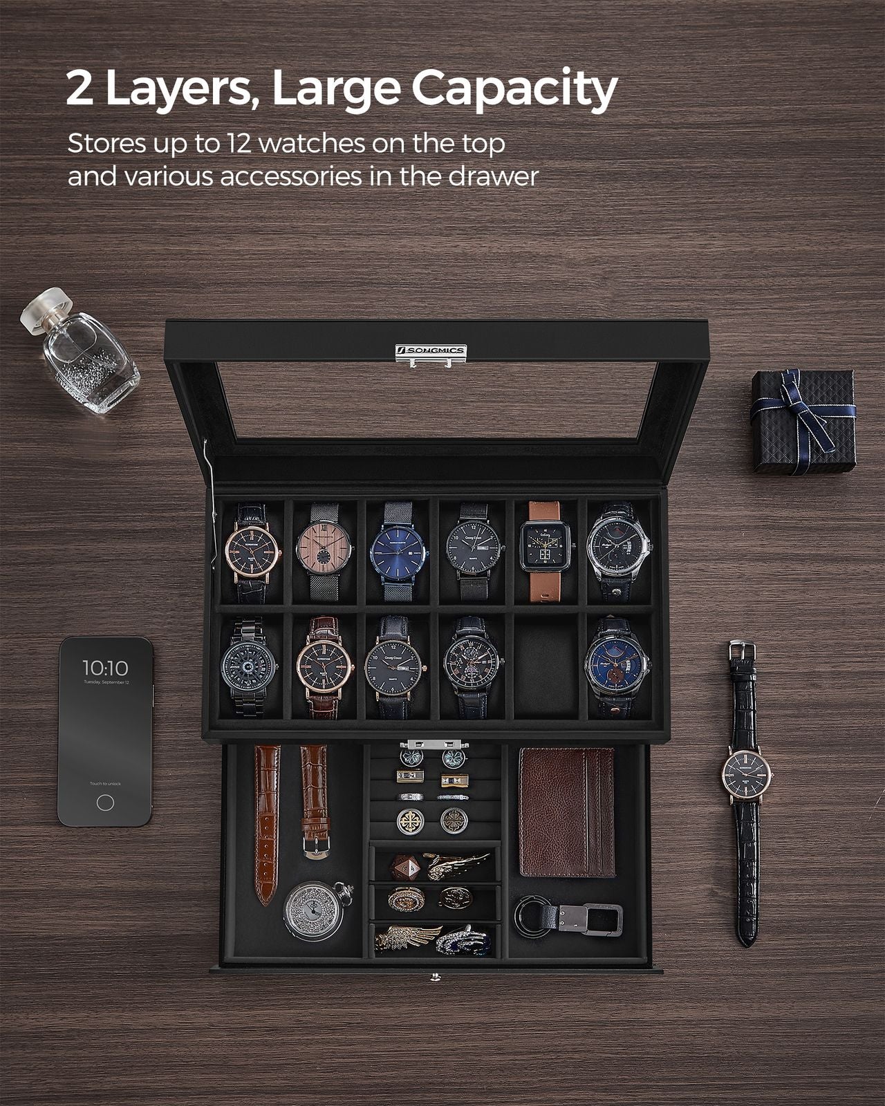 Double Layer Watch Box - image 13