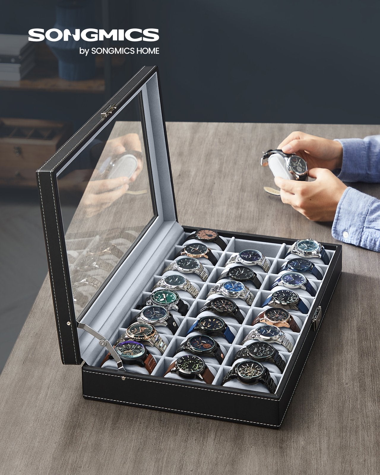 24 Slots Watch Box - image 2
