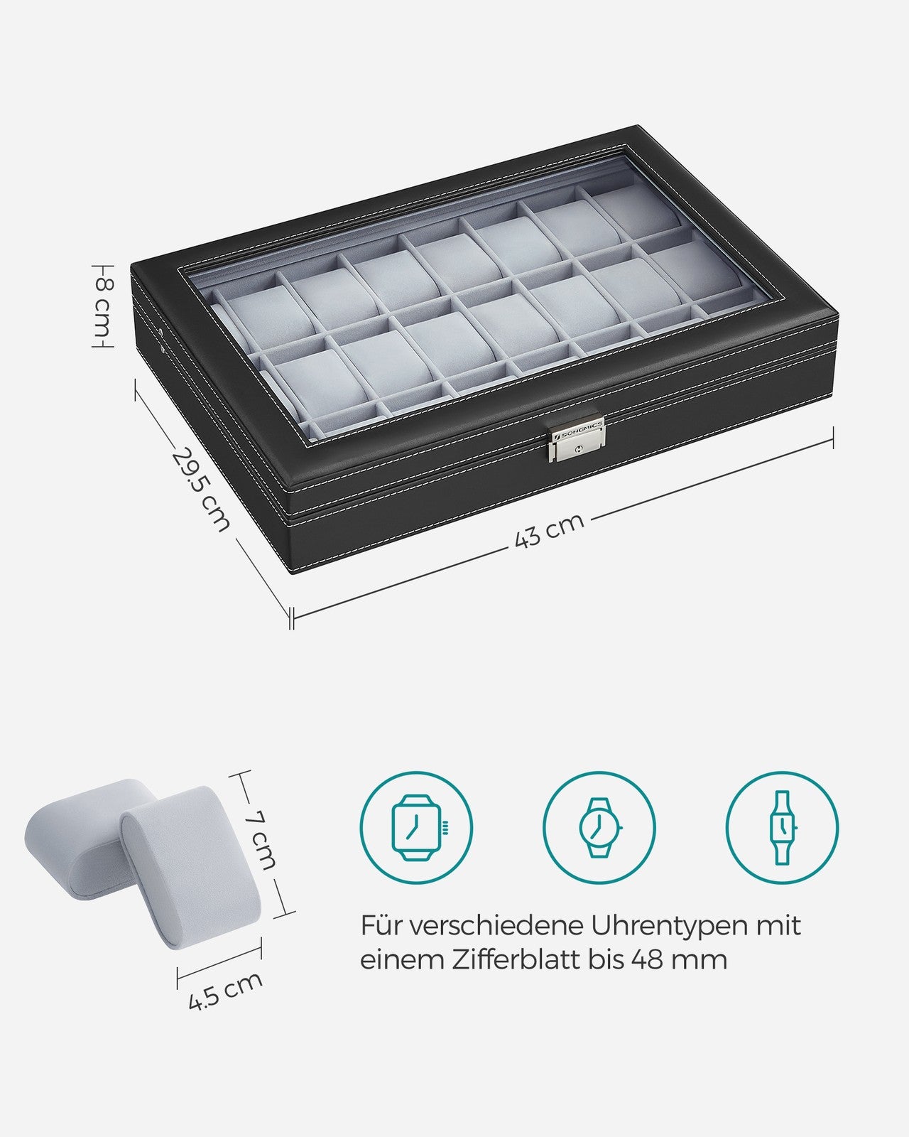 24 Slots Watch Box - image 6