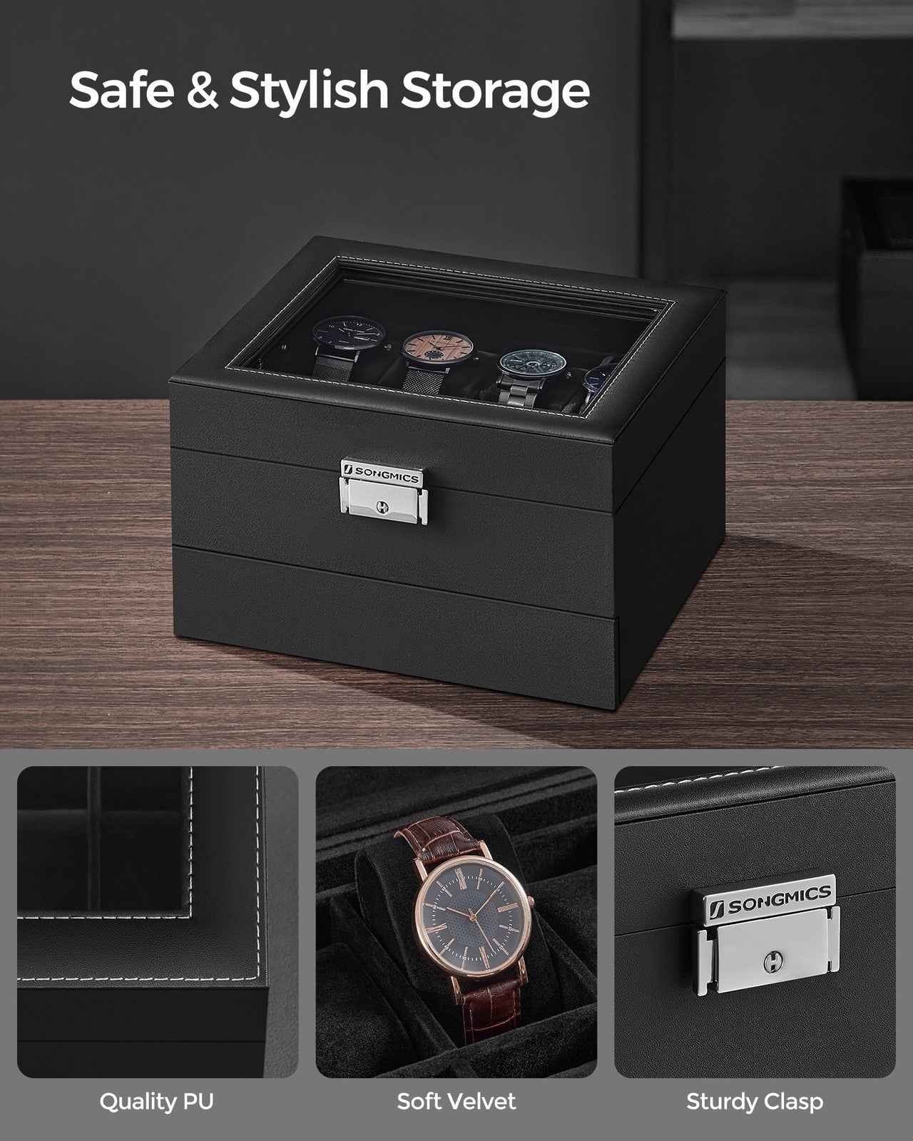 Double Layer Watch Box - image 19