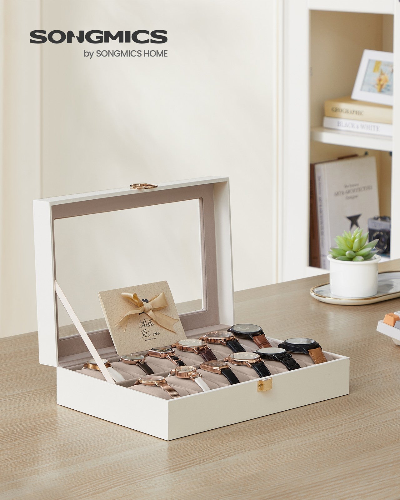 Black 12-Slot Watch Box - image 33