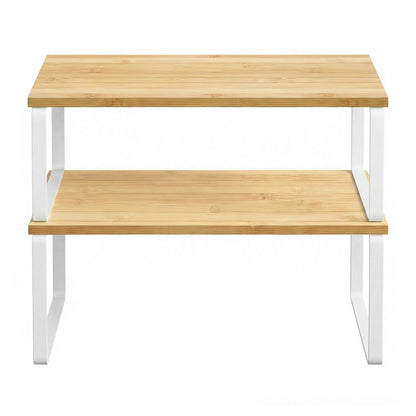 39.7 cm Cabinet Organizer Shelf, Set of 2 Kitchen Counter Shelves, Kitchen Storage - image 1