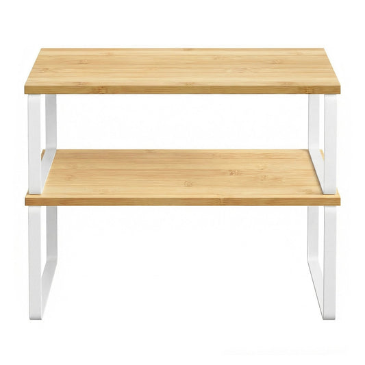 39.7 cm Cabinet Organizer Shelf, Set of 2 Kitchen Counter Shelves, Kitchen Storage - image 1