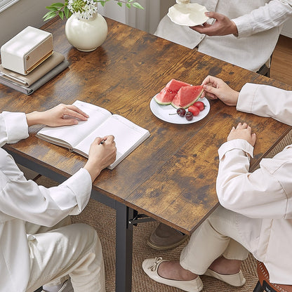 Folding Dining Table, Drop Leaf Extendable, for Small Spaces, Seats 2-4 People - image 6
