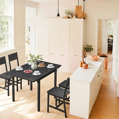 Folding Dining Table, Drop Leaf Extendable, for Small Spaces, Seats 2-4 People - image 12