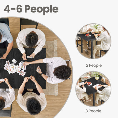 Folding Dining Table, Drop Leaf Extendable, for Small Spaces, Seats 2-4 People - image 17
