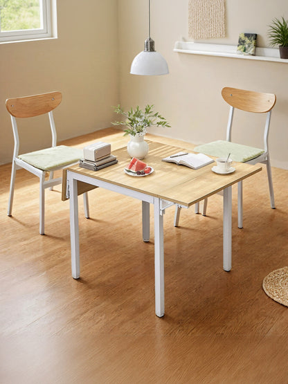 Folding Dining Table, Drop Leaf Extendable, for Small Spaces, Seats 2-4 People - image 7